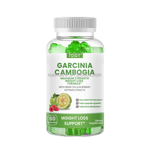 Gomitas de Garcinia Cambogia para la Pérdida de Peso con Té Verde y Cetonas de Frambuesa, Suplemento Dietético Vegetariano - Product Image 1