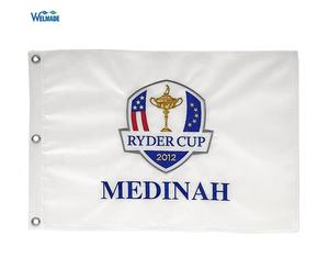 Por encargo RYDER <span class=keywords><strong>CUP</strong></span> 2012 MEDINAH Golf torneo Bandera bordada PGA Golf pin banderas - Product Image 1