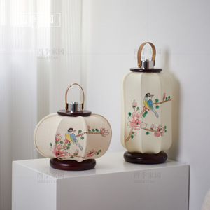 Seasons Home Vintage <b>Table</b> Lamp E27 <b>Led</b> Eye Caring For Study Tea Room New Chinese Style <b>Bedside</b> Lamp - Product Image 1