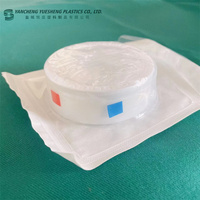 Protège-tuyaux jetables stériles transparents Sani-Sleeve, type préservatif, pour pilules et liquides, épaisseur 35 microns, diamètre extérieur 60 mm, diamètre intérieur 20 mm