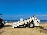 Nouveau râteau à sable de plage et ramasse-pierres motorisé pour la nettoyage des plages, idéal pour la maison