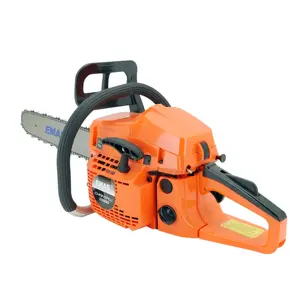 EMAS 58cc Gasoline Chainsaw 2 Stroke Chain Saw 5800 with 16 inch Steel Color Guide