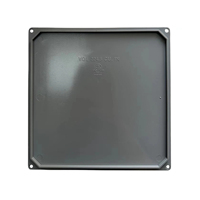 Boîte de jonction en PVC gris 8x8x4 homologuée ETL cETL, boîte électrique étanche carrée NEMA 4/4X/6P