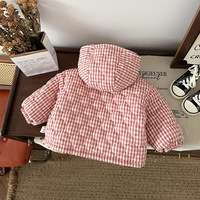 Veste de marque d'hiver pour garçons, manteau en duvet à capuche pour enfants, pull pour filles, vêtements chauds pour bébés, vêtements d'extérieur en coton, hauts en molleton à la mode