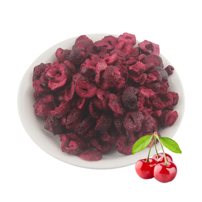 FREE SAMPLE No Sugar Added Wholesale Bulk Freeze Dried Fruit Sour Dried Cherry