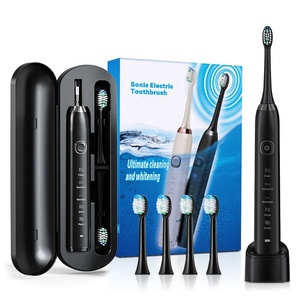 Cepillo de dientes eléctrico sónico recargable para adultos con 42000 <span class=keywords><strong>Vpm</strong></span> 5 modos de Limpieza de dientes Cepillo de dientes de viaje inalámbrico con estuche - Product Image 1