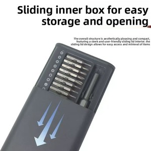 Juego de Destornilladores de Precisión LXD 24 en 1 con Puntas Torx Magnéticas en Estuche de Aluminio para Reparación de Gafas, Teléfonos Móviles y Uso Doméstico - Product Image 2