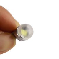 AC 6V 6.3V T10 led 555 غير القطبية 3 SMD 3014 LED لمبات لا شبح ل المكثفات مصباح دليلي ماكينة بينبول 6V