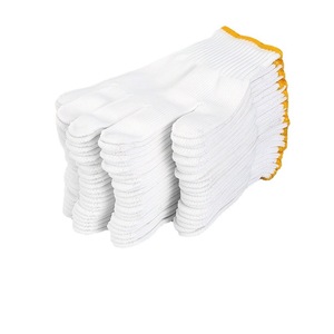 <span class=keywords><strong>Guanti</strong></span> di Sicurezza Industriali in Cotone Bianco, <span class=keywords><strong>Guanti</strong></span> Lavorati a Maglia per Lavori con Sbiancanti - Product Image 4