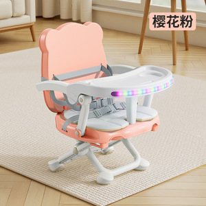 Chaise haute pour enfants - 3 à 36 mois - Siège de voyage avec musique et lumières - Chaise haute pliable pour bébé - Product Image 6
