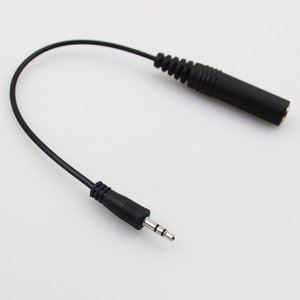 Câble audio auxiliaire 3,5 mm, 3 pôles, plaqué or, femelle vers mâle, câble audio stéréo TRS pour téléphone, voiture, Map3, Map4 - Product Image 3