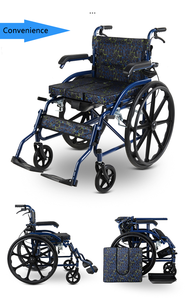 Fabrika Doğrudan Satış XIN EN TE CW-108 Kalınlaştırılmış Çelik Borulu Katlanabilir Sırtlı Manuel Engelli Tekerlekli Sandalyesi Rehabilitasyon Terapisi - Product Image 2