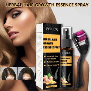 Herbal Extract <b>Hair</b> <b>Growth</b> Solution Anti <b>Hair</b> Loss Scalp Nourishing <b>Hair</b> Repair <b>Spray</b> Roller Set - Product Image 6
