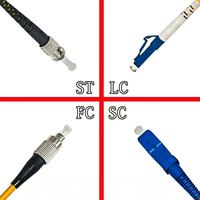 Cable de Fibra Óptica Monomodo Sólido G652D para Interiores, 10 Conductores LC/SC/FC/ST UPC/APC, Tipo Pigtail