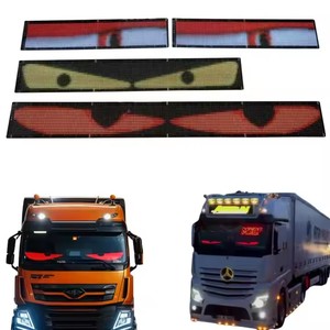 Cao minh bạch dẫn hiển thị dấu hiệu cho xe phía sau cửa sổ kỹ thuật số di chuyển quảng cáo cho trung tâm mua sắm cửa hàng bán lẻ ngoài trời - Product Image 1