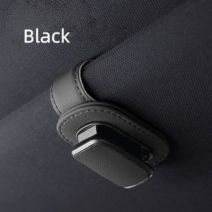 Auto-Brillenclip 2025 Universeller Sonnenblenden-Brillenhalter aus PU-Leder mit Ticket- und Kartenclip, Brillenhalterung aus Legierung, Auto-Zubehör - Product Image 6