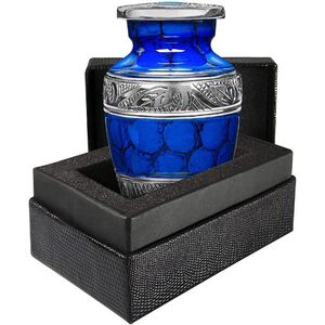 New Modern Design <b>Keepsake</b> Cremation Funeral Urns Metal Pet Cremation Urns for Adult <b>Ashes</b> From Indian Manufacturer - Product Image 1