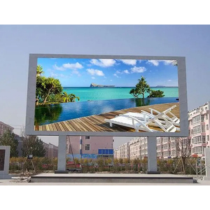 Ngoài trời cố định đầy đủ màu sắc dẫn hiển thị biển quảng cáo cho quảng cáo đường phố P4-P8 pixel sân ánh sáng mặt trời có thể đọc được độ sáng cao - Product Image 1