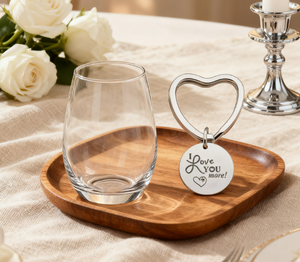 Portachiavi rotondi personalizzati in acciaio inossidabile in metallo con Design Laser classico miglior amico o sorella Soul regalo <span class=keywords><strong>di</strong></span> <span class=keywords><strong>vetro</strong></span> apriscatole - Product Image 6