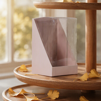 Boîte de présentation transparente en carton rigide personnalisée et conçue pour l'emballage de cadeaux Boîte cosmétique de luxe Boîte d'emballage en papier