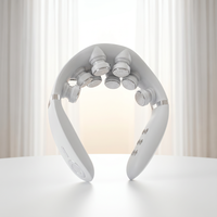 Masseur de cou 8D avec chaleur et compresse chaude, 12 modes de massage, 9 niveaux d'intensité pour soulager la douleur, rechargeable par USB, OEM pris en charge