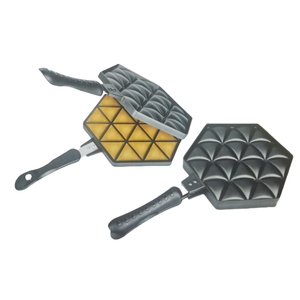 Không Dính Hexgaon Bánh Sandwich <span class=keywords><strong>Pan</strong></span> <span class=keywords><strong>26Cm</strong></span> Hai Mặt Nướng Nồi Chiên Cho Samosa Nấu Ăn Bán Buôn Giá Có Sẵn - Product Image 5