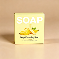 Petite boîte à savon pliable blanche personnalisée, écologique, en matériaux recyclés, finition mate et gaufrage pour savon en barre