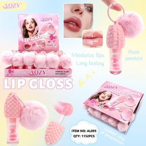 Llavero de Peluche con Forma de Gatito, Brillo Labial que Cambia de Color con la Temperatura, Hidratante, con Cabezal de Brocha Grande, Nuevo Estilo - Product Image 4