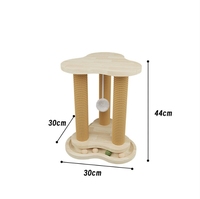 Planche à gratter moderne en sisal résistant à l'usure et non délestée griffoir en bois pour chat et arbres à chat en gros Carton de fournitures pour animaux de compagnie