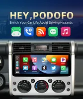 12,3 Zoll Android 14 für Toyota FJ Cruiser J15 2006 - 2020 Haupteinheit All-in-One Autoradio Multimedia-Navigation QLED Universal