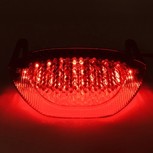 ไฟท้ายมอเตอร์ไซค์แบบ LED ชิ้นเดียว ผลิตจากพลาสติกโครเมียม สำหรับ Honda CBR600RR <span class=keywords><strong>CBR600</strong></span> CBR 600 RR ปี 2007-2012 <span class=keywords><strong>2008</strong></span> - Product Image 5