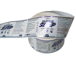 Diseños personalizados a prueba de agua Etiqueta Privada embalaje de alimentos impresión adhesivo rollo tarros de plástico etiqueta de alimentos - Product Image 3