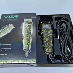 原装VGR V126迷彩专业充电静音无绳头发修剪器