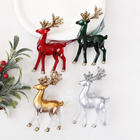 Pendentif de Noël 3D en forme de cerf, de haute qualité, populaire et durable, fourni directement par l'usine chinoise, décoration pour arbre de Noël