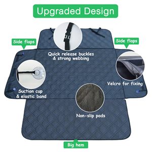 Housse de siège de coffre pour animaux de compagnie pliable, écologique, en Oxford, imperméable, antidérapante, pour fourgonnettes - Product Image 3