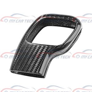 In fibra di carbonio reale pomello del cambio a secco adesivo in carbonio decorazione per ford f150 - Product Image 5