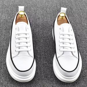 Zapatos Casuales Versátiles y Transpirables de Caña Baja. Nueva Piel de Vacuno de Primavera. Moda Coreana. Pequeño Blanco. Sencillo - Product Image 6