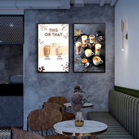 Cadre lumineux LED personnalisé à suspendre au mur, boîte à lumière publicitaire pour la signalisation de café, restaurant, salon, magasin, marque