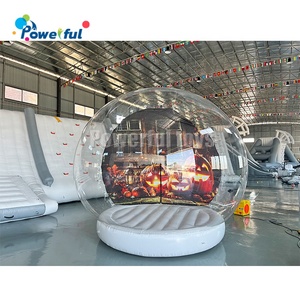 Cabina de Fotos Transparente Inflable de Tamaño Humano de 3 m, Globo de Nieve Inflable para Fiestas de Revelación de Género - Product Image 6