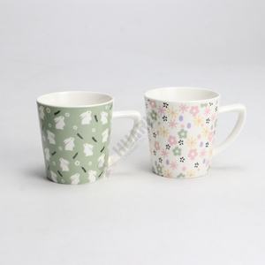 Tazza di caffè in ceramica stampata Flora personalizzata all'ingrosso tazza di porcellana di pasqua - Product Image 4