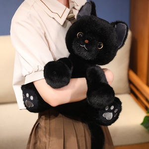 Lindo <span class=keywords><strong>gato</strong></span> blanco de peluche de juguete Siamés Birman británico de pelo corto <span class=keywords><strong>gato</strong></span> gatito almohada Calico Tabby persa gatito muñeco de peluche - Product Image 5