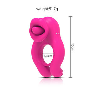 แหวนสั่นสะเทือนแบบสวมใส่ในช่องปาก มอเตอร์สั่นสะเทือนสามตัว สำหรับคู่รัก รุ่น XY-446 ผู้ผลิตจากจีน ขายส่ง - Product Image 6