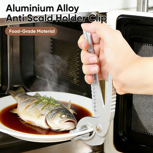 Pinza Antideslizante de Aluminio al por Mayor, Resistente al Calor, para Sujetar Platos y Tazones, Herramienta de Seguridad para Cocina y Restaurantes - Product Image 1
