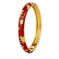 Bracelet en fil cloisonné émaillé en alliage de Yiwu pour femme, bijou créatif en émail à extrémités ouvertes, souvenir touristique distinctif