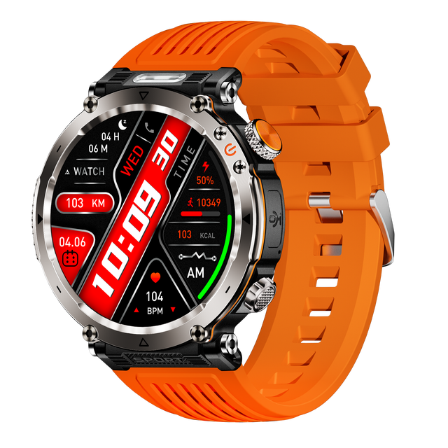 HT30 High Quality Sport Smart Watch 1.7 Inch IPS Display IP68 Waterproof Sleep Tracker Compass 600mAh 4 Days Remote FitCloudPro