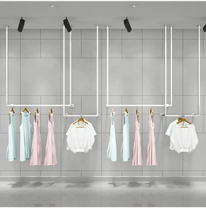 <span class=keywords><strong>Tienda</strong></span> de <span class=keywords><strong>ropa</strong></span> de boutique moderna, estante de <span class=keywords><strong>ropa</strong></span>, estante de <span class=keywords><strong>ropa</strong></span> montado en la <span class=keywords><strong>pared</strong></span>, <span class=keywords><strong>perchero</strong></span>, estante de exhibición de <span class=keywords><strong>ropa</strong></span> que ahorra espacio - Product Image 2