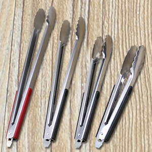 Suministro transfronterizo: Pinzas para barbacoa de acero inoxidable, pinzas para pan, pinzas para alimentos, utensilios de cocina - Product Image 2
