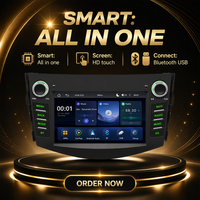 Radio para Auto BQCC de 7 Pulgadas con Pantalla IPS, Reproductor Multimedia Carplay MP5, Mirrorlink, RDS, BT, FM, Estéreo para Auto, Colorido, para Toyota RAV4 06-12
