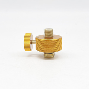 Brass Gas <b>Stove</b> Adapter Connector For Outdoor Camping <b>Stoves</b> Portable One Piece Design All Seasons Use - Product Image 1