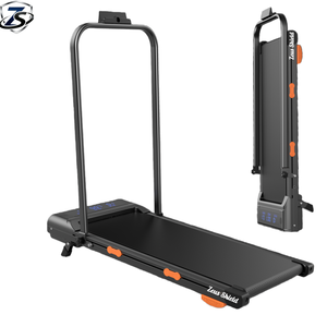 جهاز مشي كهربائي محمول 2 في 1 قابل للطي مع مساند للذراعين، للاستخدام المنزلي تحت المكتب، شاشة LED، محرك 0.75 حصان، سرعة 1-8 كم/ساعة - Product Image 2